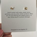 Ettika Nordstrom NWT Gold Geometric Earrings lightweight Photo 1