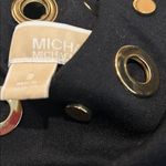 MICHAEL KORS black dress with gold hardware Size 8 Photo 4