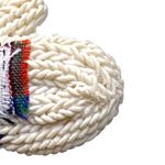 Handmade Santa Mitten Hand Brooch Pin “For You” Christmas Folk Art Mustache Photo 4