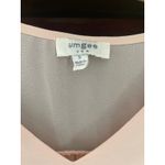 Umgee NWT  Womens Blouse‎ Small Long Sleeve Ruffle Bell Sleeve V Neck Pink Photo 1