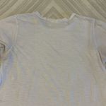 LNA  Women’s Double Side Slit White T-Shirt: Size S Photo 4