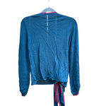 Diane Von Furstenberg  TEAL WRAP SWEATER Photo 1