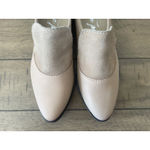 Free People  Brady Shoes Slip on Loafers Size‎ 35.5 USL 5 Beige Tan Suede/Leather Photo 8