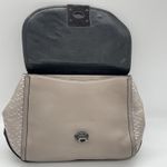 Coach  Drifter Tea Rose Gray Beige Leather Bag Handle Crossbody Shoulder Purse Photo 2