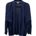 Joie  Cardigan Womens Large Blue Knit Marlis Open Front Sweater‎ Linen Photo 4