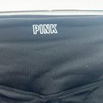 PINK - Victoria's Secret PINK Active Black High Waisted Velvet Leg Stripe Leggings Photo 6