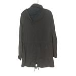 James Perse STANDARD Grey Utility Jacket Drawstring Waist Hem Size 3 US Large Photo 3