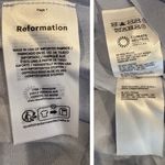 Reformation  Briony V-Neck Drop-Waist Midi Dress Size 6 Photo 8