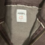 Fossil Like new  brown vintage wash zip up hoodie  Photo 6