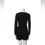 Diane Von Furstenberg  black vneck romper Photo 2