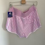 Champion NWT pink gingham shorts size xl Photo 3