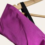 Marc Jacobs Magenta Purple Off Shoulder Twist Knot Front Mini Dress Size 2 Photo 4