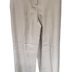 NWT House of Harlow 1960 women’s Light Beige Pinstripe Pants Tan Size 4 Photo 0