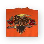 Lucky Brand Rare: Y2K Lucky ✌︎︎ Eagle Tattoo Embroidered Zip Track Jacket ✌︎︎ Orange ✌︎︎ M Photo 2