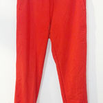 Catherine Malandrino Catharine malandrino spell out orange red jogger drawstring sweatpants flawed Photo 0