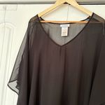 Soma  Black Sheer Swim Cover‎ Up Size XS/S Photo 2