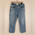 AGOLDE Jeans Riley High Rise Straight Leg Crop in Emulsion size 30 $188 Photo 3