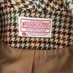 Pendleton Vintage Wool Houndstooth Blazer Double Breasted Jacket S/M Petite Photo 2