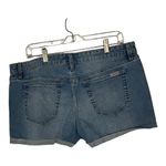 joe's jeans Joe’s Salma Rolled Raw Hem Cut Off Blue Denim Jean Shorts Size 33 New Photo 3