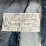 Stradivarius Super Wide Leg High Rise Slouchy Jeans Medium Wash Raw Hem Size 14 Photo 10