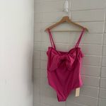 Hutch NWT  pink bow one piece swim suit Photo 3