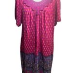 Vibrant & Colorful Bohemian Maxi Dress M Pink Size M Photo 0