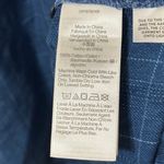 Madewell  denim babydoll shirt dress indigo plaid blue size xs Photo 9