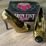 Iron fist Girls Hands Off Platform Heels Size 5 Photo 0