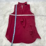Trouve Y2K blouse Ruffle choker raspberry pink Tank top size XS sexy Photo 4