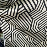 Sanctuary  Black White Geometric Button Down Blouse XS Long Sleeve Work Shirt Top Photo 2