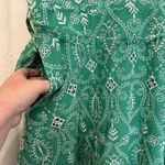 Draper James  RSVP Womens Size XXL Dress Green White Embroidered Short Sleeve NWT Photo 2