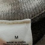 Anthropologie Moth Vneck Soft Boulders Wool Alpaca Pullover Sweater Colorblock M Gray Size M Photo 4