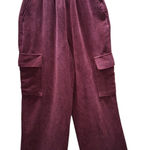 Forever 21 NWOT Burgundy Corduroy Wide Leg Pants Photo 0