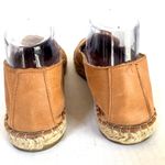 Free People  Laurel Brown leather slip on espadrille EU 41 / US 10.5 Photo 4
