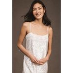 BHLDN NEW  Audrey Adele Sequin Mini Shift Dress Beaded Sequin Bridal‎ Large Photo 2