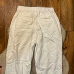 Banana Republic Linen Blend Size XS Taper High Rise Pants White Womens Lightwght Photo 7