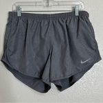 Nike Women's Tempo Modern Embossed Gray Running Shorts, Sz Large Photo 0