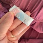 Free People Lacey Set NWT size large off the shoulder wide leg pants maroon Photo 3