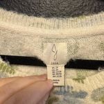 Joie  Floral Crew Neck Sweater - Blue and Green Size 2X Photo 1