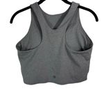 Athleta  Insight Rib Tank Top Charcoal Gray Sports Bra Size M Photo 1