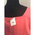 J.Crew New NWT Pink Long Sleeve Square Neck Top Stretchy XL Photo 2