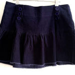 Y2K Vintage DELIA'S | Deep Blue/Purple Corduroy Low Rise Skirt Kilt | Size 13 Blue Size L Photo 0