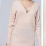 White House | Black Market Ball Chain Pink V-
Neck Sweater Photo 1