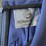FORAY GOLF Women’s CHECKMATE long sleeve POLO Navy/Black size Large Blue Photo 2