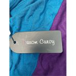 Buxom Curvy Bold Colorblock Maxi Dress‎ 3X Orange Photo 3