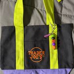 Trader Joe’s Halloween Tote Trick or Treat Candy Bags 4 QTY Keychain Charms Orange Photo 2