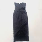 MORE TO COME Sophia Strapless Midi Dress in Black XS Photo 10