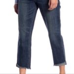 Habitual NWT Balsam Dark Rinse Vale Slant Fray Cuff Slim Boyfriend Cut Jeans 24” Photo 3