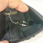 Coach  Black Leatherware Women's Signature C Logo Keychain Cardholder Coin Wallet Photo 2