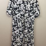 Anthropologie Maeve Black Rose Floral Shift Dress Photo 4